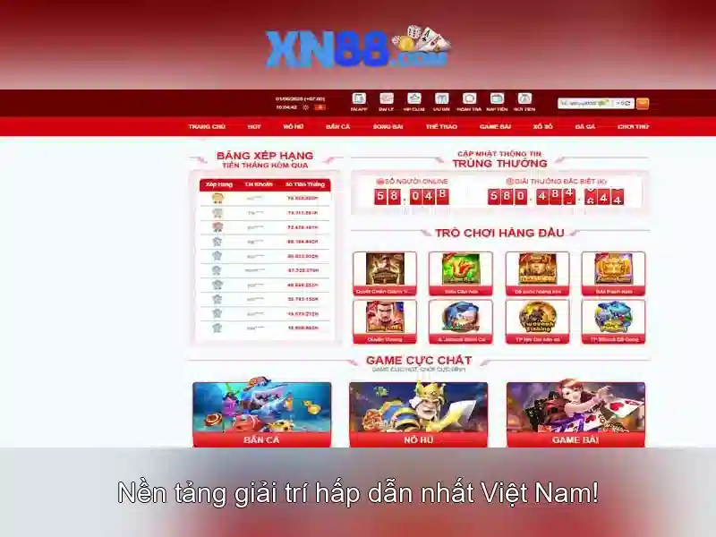 xn88: Nền tảng cá cược trực tuyến và nhận xét tổng quan
